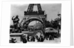 Crowds at The Eiffel Tower by Anonymous