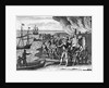 Engraving of Sir Walter Raleigh's Conquest of St. Joseph on Trinidad by Anonymous