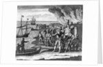 Engraving of Sir Walter Raleigh's Conquest of St. Joseph on Trinidad by Anonymous