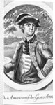 Eighteenth Century Etching of a Portrait of Benedict Arnold by Anonymous