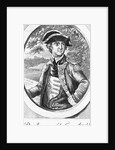 Eighteenth Century Etching of a Portrait of Benedict Arnold by Anonymous