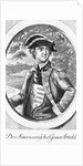 Eighteenth Century Etching of a Portrait of Benedict Arnold by Anonymous