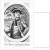 Eighteenth Century Etching of a Portrait of Benedict Arnold by Anonymous
