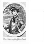 Eighteenth Century Etching of a Portrait of Benedict Arnold by Anonymous