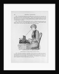 Nineteenth Century Book Illustration of a Woman at a Typewriter by Anonymous