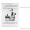 Nineteenth Century Book Illustration of a Woman at a Typewriter by Anonymous