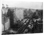 Gatun Upper Lock Under Construction by Anonymous