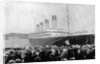 Crowds Looking at the Olympic Ocean Liner by Anonymous