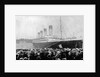 Crowds Looking at the Olympic Ocean Liner by Anonymous