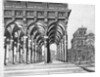 Colonnade With Fantastic Columns by Hieronymous Cock and Jan Vredeman de Vries by Anonymous