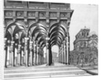Colonnade With Fantastic Columns by Hieronymous Cock and Jan Vredeman de Vries by Anonymous