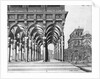 Colonnade With Fantastic Columns by Hieronymous Cock and Jan Vredeman de Vries by Anonymous