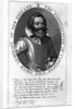 Seventeenth Century Engraving "The Portraictuer of Captayne John Smith, Admirall of England" by Anonymous
