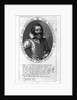 Seventeenth Century Engraving "The Portraictuer of Captayne John Smith, Admirall of England" by Anonymous