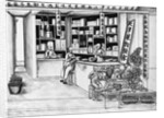 Eighteenth Century Chinese Drawing of a Food Shop by Anonymous