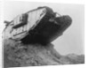British Mark IV Tank Rolling over Hillside by Anonymous