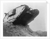 British Mark IV Tank Rolling over Hillside by Anonymous