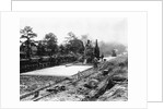 Construction of concrete road on section of National Highway, Durham County, NC by Anonymous