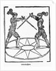 Woodcut of Sword Fighting Technique by Anonymous