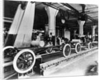 Model T Chassis in Highland Park Ford Plant by Anonymous