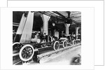 Model T Chassis in Highland Park Ford Plant by Anonymous