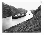 SS Ancon Passing Through Culebra Cut by Anonymous