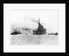 Biplane Flying from Armored Cruiser by Anonymous