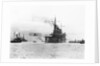 Biplane Flying from Armored Cruiser by Anonymous