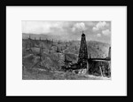 Oil Rigs Near Taft, California by Anonymous