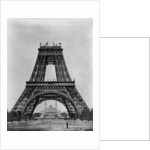 Eiffel Tower Under Construction by Anonymous