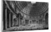 Interior View of the Pantheon by Francesco Piranesi
