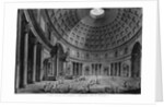 Interior View of the Pantheon by Francesco Piranesi
