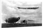 Airships at Lakehurst, New Jersey by Anonymous