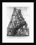 Eighteenth Century Engraving "View of Herschell's Forty Feet Telescope" by Anonymous