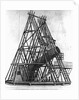 Eighteenth Century Engraving "View of Herschell's Forty Feet Telescope" by Anonymous