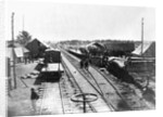 Confederate Soldiers at a Train Station by Anonymous