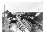 Confederate Soldiers at a Train Station by Anonymous