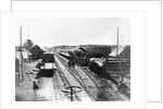 Confederate Soldiers at a Train Station by Anonymous