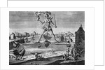 The Seven Wonders of the World: The Colossus of Rhodes 18th-Century Print by Anonymous