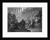 Louis XVI at the Bar of the National Convention by G. Verdramini