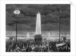 Fetes et Illuminations aux Champs Elysees, le 18 Juillet 1790 by Pierre Gabriel Berthault