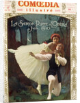 Magazine Illustration Depicting Tamara Karsavina and Vaclav Nijinsky by Anonymous
