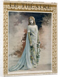 Illustration from Le Theatre of Mademoiselle Garden as Melisande in Debussy's "Pelleas et Melisande" by Anonymous