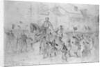 General McClellan Passing Through Frederick City, Maryland at the Head of the Army of the Potomac, September 12, 1862 by Edwin Forbes