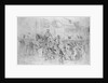 General McClellan Passing Through Frederick City, Maryland at the Head of the Army of the Potomac, September 12, 1862 by Edwin Forbes