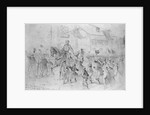 General McClellan Passing Through Frederick City, Maryland at the Head of the Army of the Potomac, September 12, 1862 by Edwin Forbes