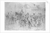 General McClellan Passing Through Frederick City, Maryland at the Head of the Army of the Potomac, September 12, 1862 by Edwin Forbes