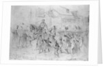 General McClellan Passing Through Frederick City, Maryland at the Head of the Army of the Potomac, September 12, 1862 by Edwin Forbes