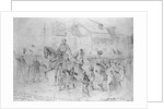 General McClellan Passing Through Frederick City, Maryland at the Head of the Army of the Potomac, September 12, 1862 by Edwin Forbes