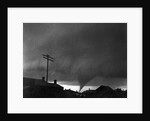 Tornado Moving Past Houses by Anonymous